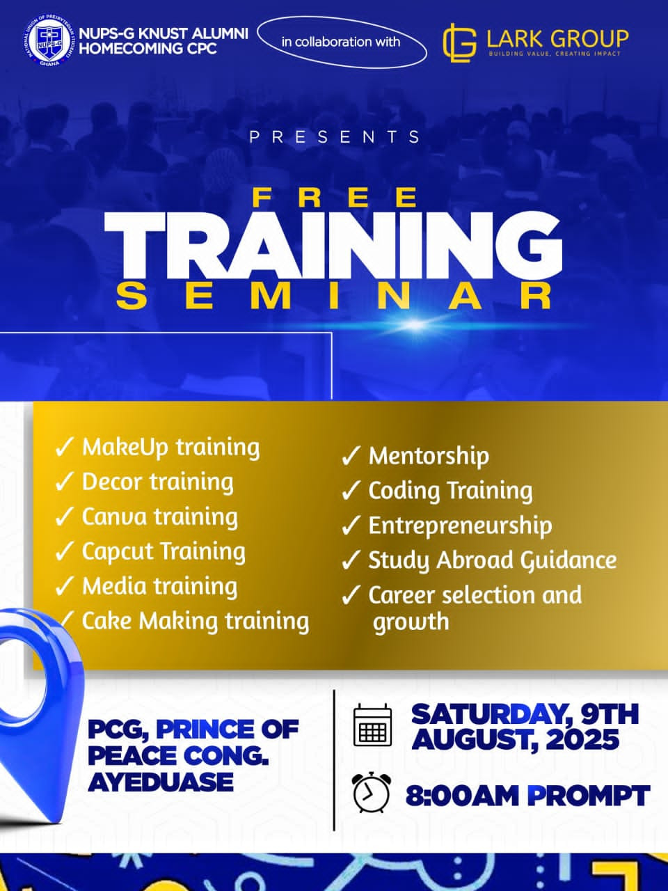 FREE TRAINING SEMINAR-'25
